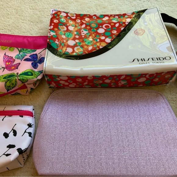 NICE LOT OF EMPTY DESIGNER MAKEUP AND COSMETIC BAGS POUCHES - Picture 3 of 11